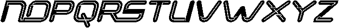 THREATS EMERGE REGULAR ITALIC otf (400) Font UPPERCASE