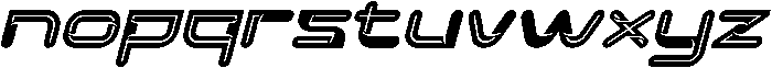 THREATS EMERGE REGULAR ITALIC otf (400) Font LOWERCASE