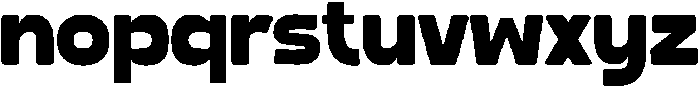 THUMB Regular otf (400) Font LOWERCASE