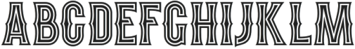 THUNDER MAGE ALTERNATE Regular otf (400) Font UPPERCASE