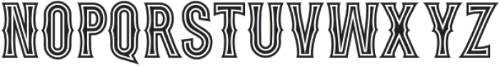 THUNDER MAGE ALTERNATE Regular otf (400) Font UPPERCASE