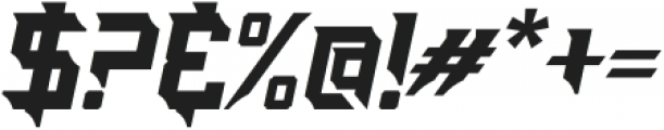 THUNDERBOSS Italic otf (400) Font OTHER CHARS