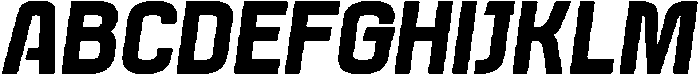 Thaber Blads Slant otf (400) Font UPPERCASE