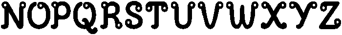 Thailoop Regular otf (400) Font UPPERCASE