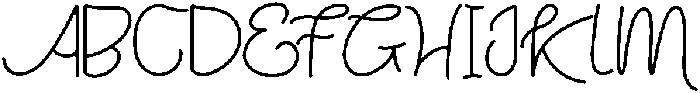 Thalissa Regular otf (400) Font UPPERCASE