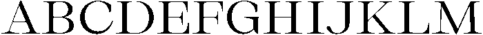 Thalore Expanded otf (400) Font UPPERCASE