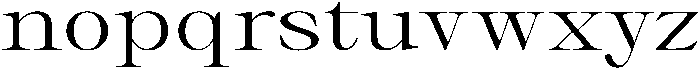 Thalore Expanded otf (400) Font LOWERCASE