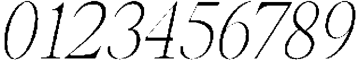 Thalore ExtLt SemCond Obliq otf (400) Font OTHER CHARS