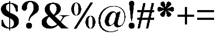 Thalore Extra Bold otf (700) Font OTHER CHARS