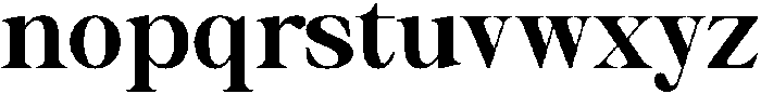 Thalore Extra Bold otf (700) Font LOWERCASE