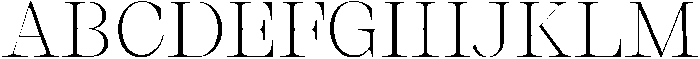 Thalore Extra Light Semi Expanded otf (200) Font UPPERCASE