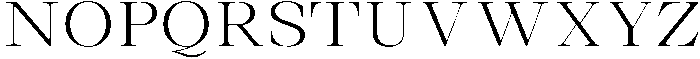 Thalore Light Expanded otf (300) Font UPPERCASE