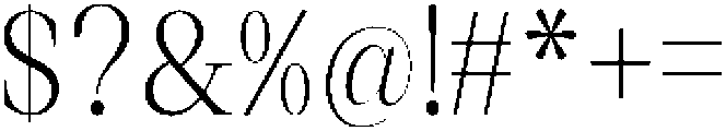 Thalore Light Semi Condensed otf (300) Font OTHER CHARS