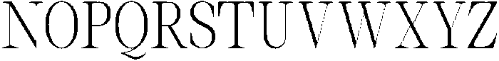 Thalore Light Semi Condensed otf (300) Font UPPERCASE