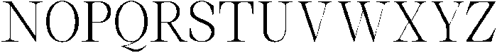 Thalore Light otf (300) Font UPPERCASE
