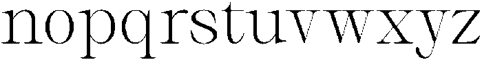 Thalore Light otf (300) Font LOWERCASE