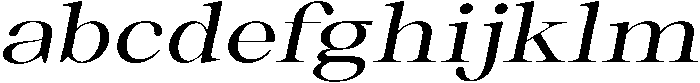 Thalore Medium Expanded Oblique otf (500) FONT