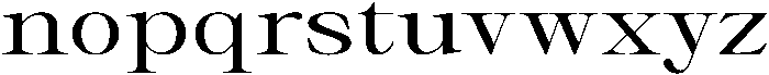 Thalore Medium Expanded otf (500) Font LOWERCASE