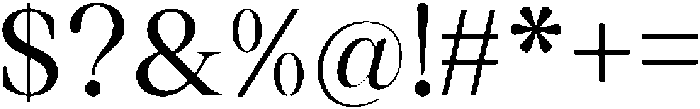 Thalore Medium otf (500) Font OTHER CHARS