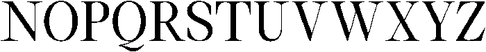 Thalore Medium otf (500) Font UPPERCASE