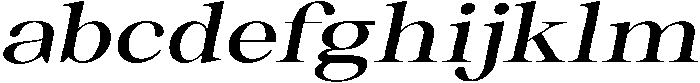 Thalore Semi Bold Expanded Oblique otf (600) FONT