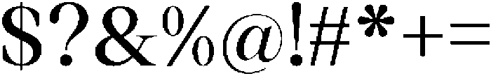 Thalore Semi Bold otf (600) Font OTHER CHARS
