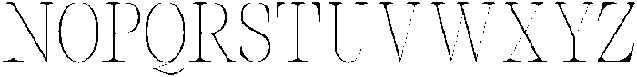 Thalore Thin Semi Condensed otf (100) Font UPPERCASE