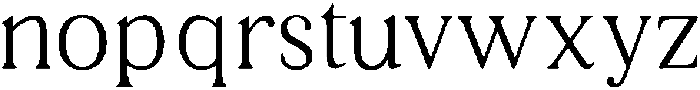 Thane Lantera Bold serif otf (700) Font LOWERCASE
