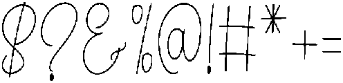 Thankful Handmade Regular otf (400) Font OTHER CHARS