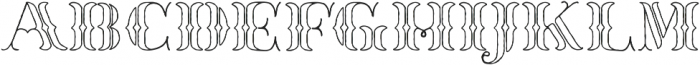 Thankful Ornate Plain Pro ttf (400) Font LOWERCASE