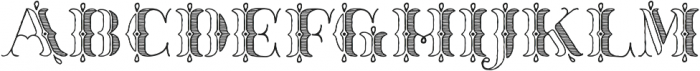 Thankful Ornate Shaded ttf (400) Font LOWERCASE