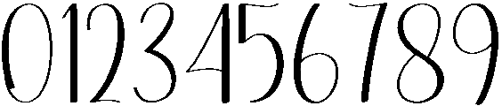 Thankful Regular otf (400) Font OTHER CHARS