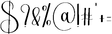 Thankful Regular otf (400) Font OTHER CHARS