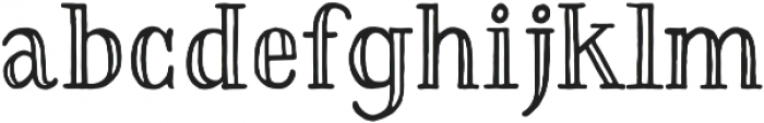 Thankful Serif Engraved otf (400) Font LOWERCASE