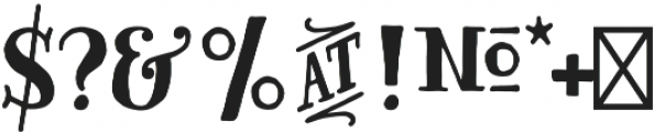Thankful Serif otf (400) Font OTHER CHARS
