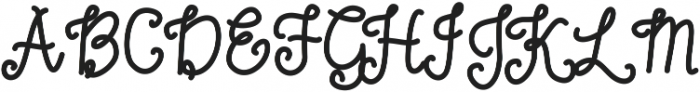 Thankful ttf (400) Font UPPERCASE