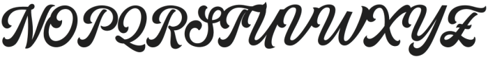 Thankfull Script otf (400) Font UPPERCASE