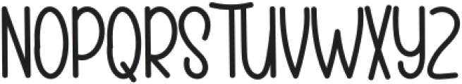 Thankgiving Regular otf (400) Font UPPERCASE
