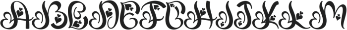 Thanks Beauty ttf (400) Font UPPERCASE