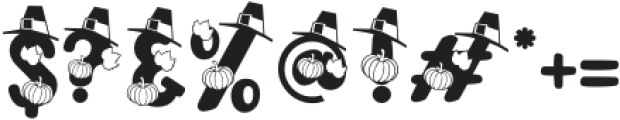 Thanksgiving Joy Decorative otf (400) Font OTHER CHARS