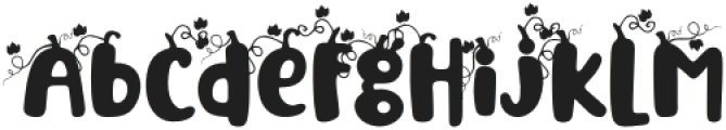 Thanksgiving Joy Pumpkin otf (400) Font LOWERCASE