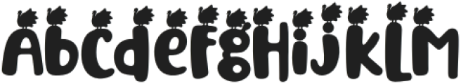 Thanksgiving Joy Turkey otf (400) Font LOWERCASE