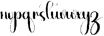 Thanksgiving Regular otf (400) Font LOWERCASE