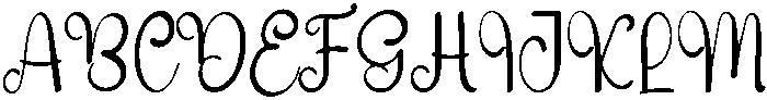 Thanksgiving Regular otf (400) Font UPPERCASE