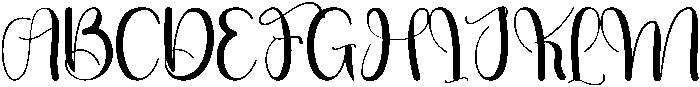 Thanksgiving Regular otf (400) Font UPPERCASE