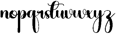 Thanksgiving Regular otf (400) Font LOWERCASE