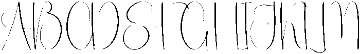 Thanksgiving Regular otf (400) Font UPPERCASE