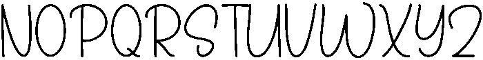 Thanksgiving Regular otf (400) Font UPPERCASE