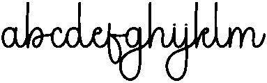 Thanksgiving Regular otf (400) Font LOWERCASE