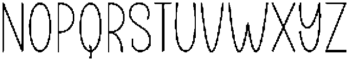Thanksgiving Regular otf (400) Font UPPERCASE